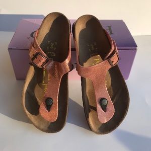 Birkenstock Gizeh Papillio Shiny Copper EU 37